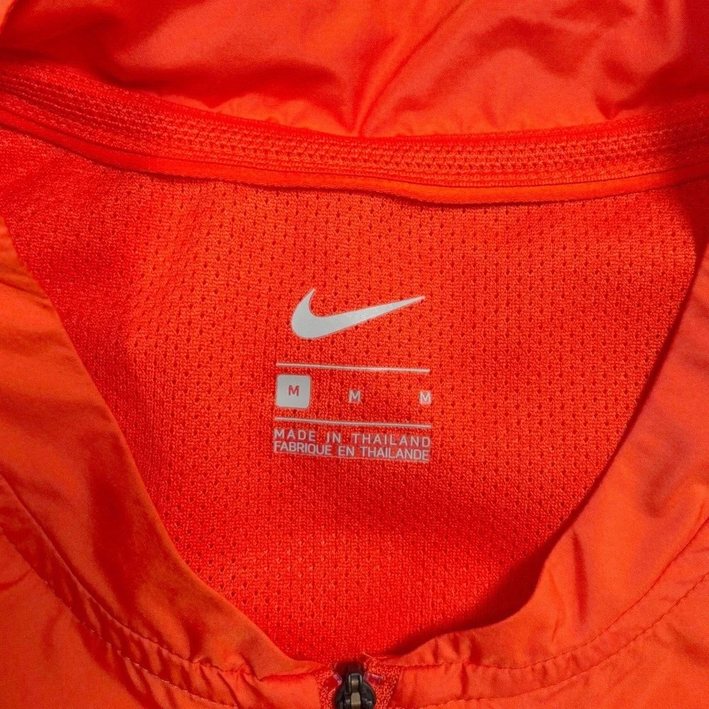 Nike Clemson Tigers On-Field 1/2 Zip Windbreaker Men M Orange Coach Vented Blade